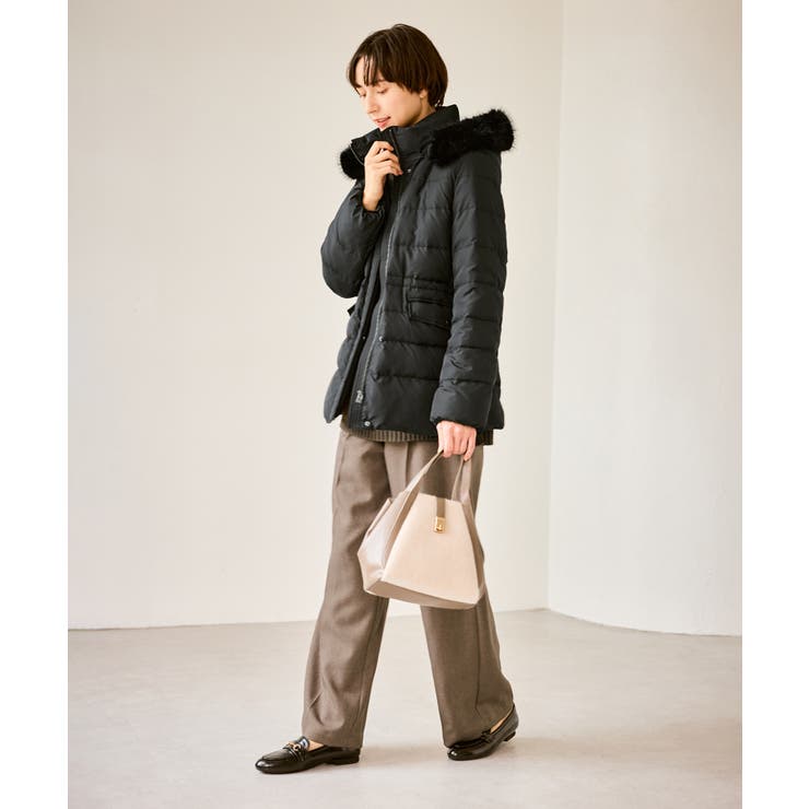ファー付きダウンミドル丈コート リンクコーデ | ROPE' PICNIC | 詳細画像3 