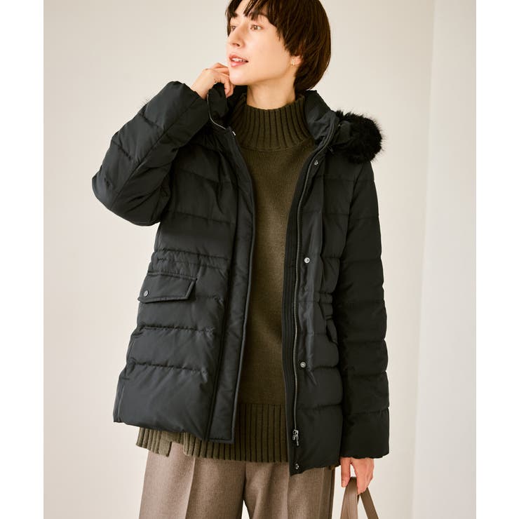 ファー付きダウンミドル丈コート リンクコーデ | ROPE' PICNIC | 詳細画像4 
