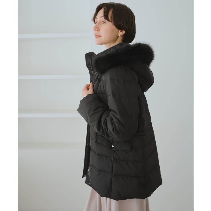 ファー付きダウンミドル丈コート リンクコーデ | ROPE' PICNIC | 詳細画像7 