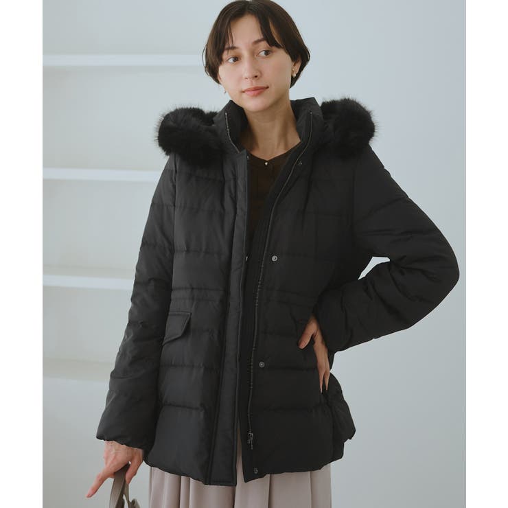 ファー付きダウンミドル丈コート リンクコーデ | ROPE' PICNIC | 詳細画像8 