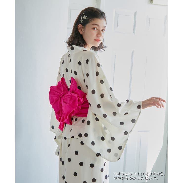 オフホワイト(15) | 1人で着られる浴衣キャミワンピース/リンクコーデ | ROPE' PICNIC