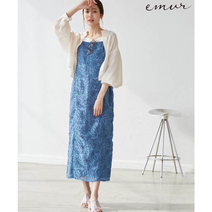 ブルー(44) | 【emur/エミュール】1人で着られる浴衣キャミワンピースセット | ROPE' PICNIC