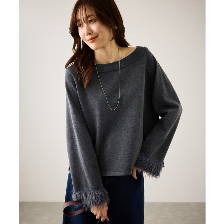 フェイクファースリーブニットセットアップ | ROPE' PICNIC | 詳細画像10 