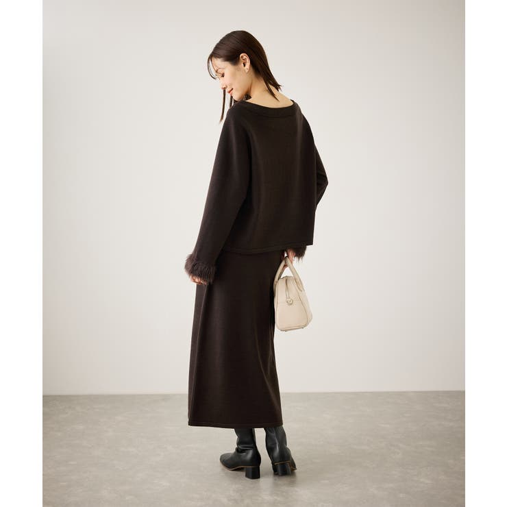 フェイクファースリーブニットセットアップ | ROPE' PICNIC | 詳細画像13 