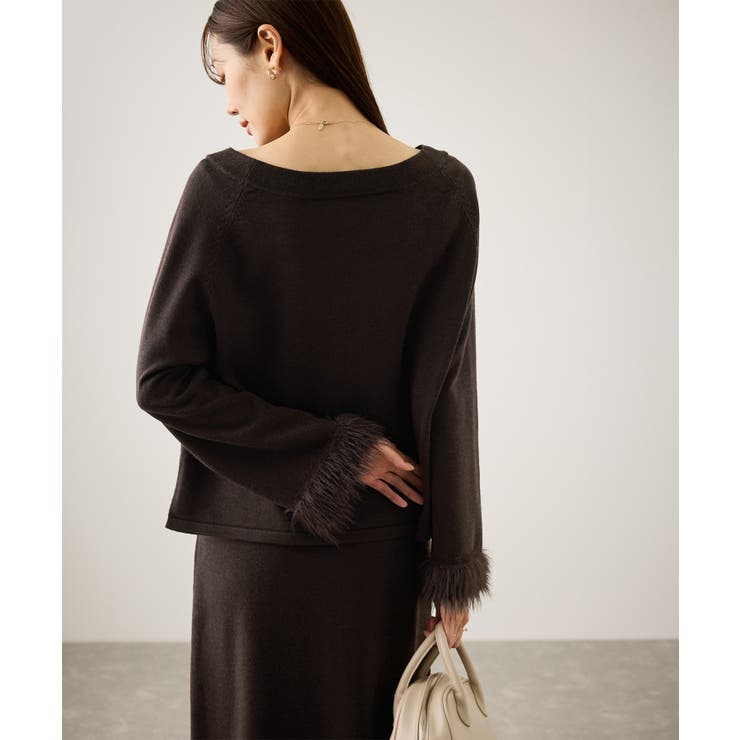 フェイクファースリーブニットセットアップ | ROPE' PICNIC | 詳細画像17 