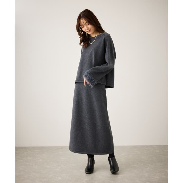 フェイクファースリーブニットセットアップ | ROPE' PICNIC | 詳細画像2 