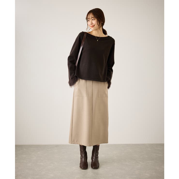 フェイクファースリーブニットセットアップ | ROPE' PICNIC | 詳細画像20 