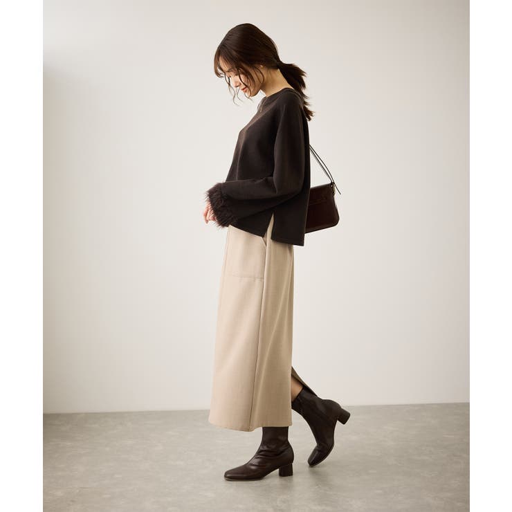 フェイクファースリーブニットセットアップ | ROPE' PICNIC | 詳細画像21 