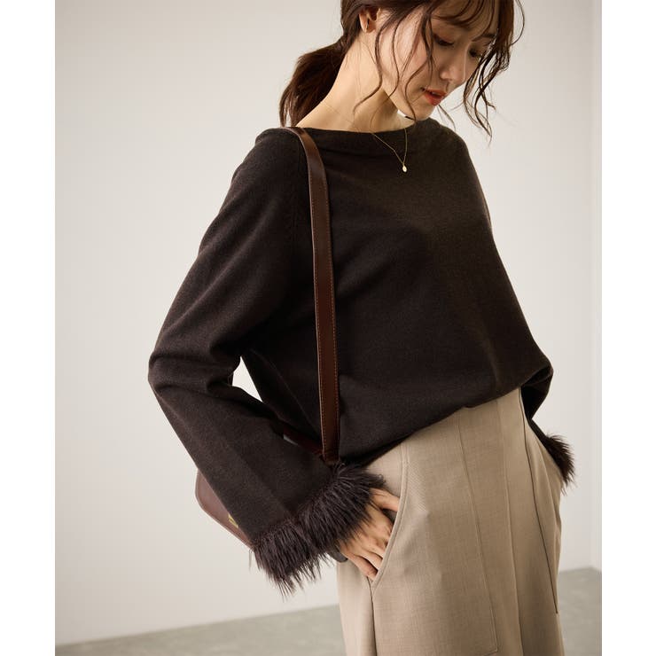 フェイクファースリーブニットセットアップ | ROPE' PICNIC | 詳細画像23 