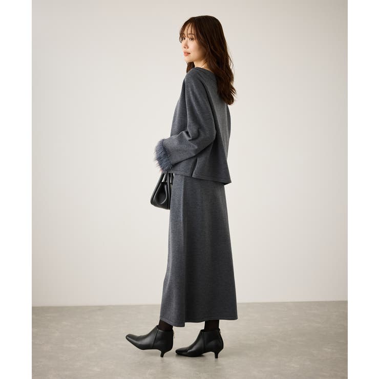 フェイクファースリーブニットセットアップ | ROPE' PICNIC | 詳細画像3 