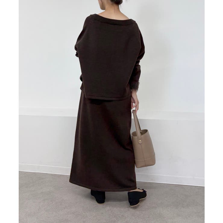 フェイクファースリーブニットセットアップ | ROPE' PICNIC | 詳細画像33 