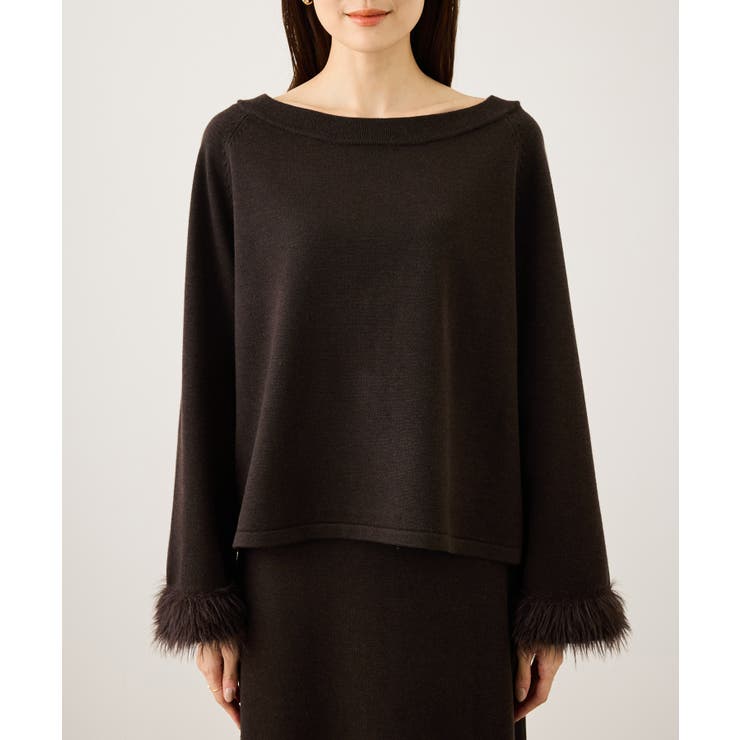 フェイクファースリーブニットセットアップ | ROPE' PICNIC | 詳細画像34 