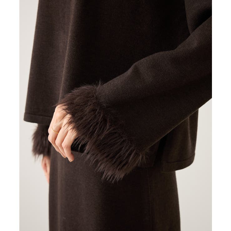 フェイクファースリーブニットセットアップ | ROPE' PICNIC | 詳細画像38 