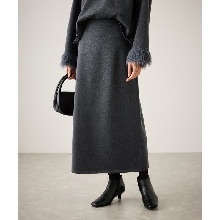 フェイクファースリーブニットセットアップ | ROPE' PICNIC | 詳細画像6 