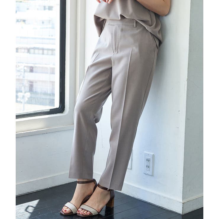 WEB限定サイズ34-42サイズ】【セットアップ対応】麻調テーパードパンツ[品番：RPCW0007736]｜ROPE'  PICNIC（ロペピクニック）のレディースファッション通販｜SHOPLIST（ショップリスト）