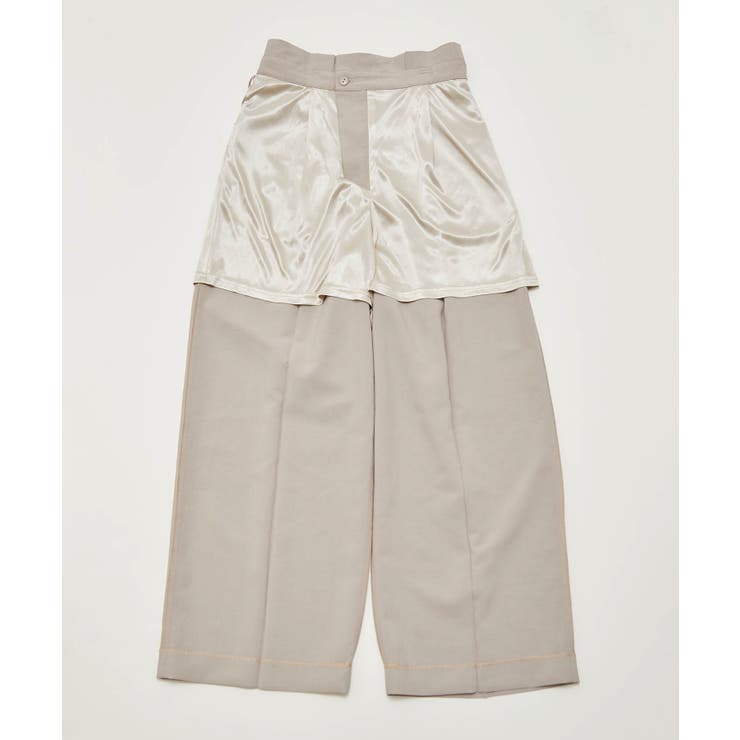 【セットアップ対応】麻調シアーワイドパンツ | ROPE' PICNIC | 詳細画像11