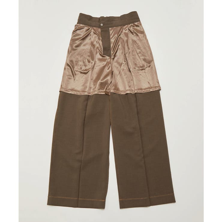 【セットアップ対応】麻調シアーワイドパンツ | ROPE' PICNIC | 詳細画像13