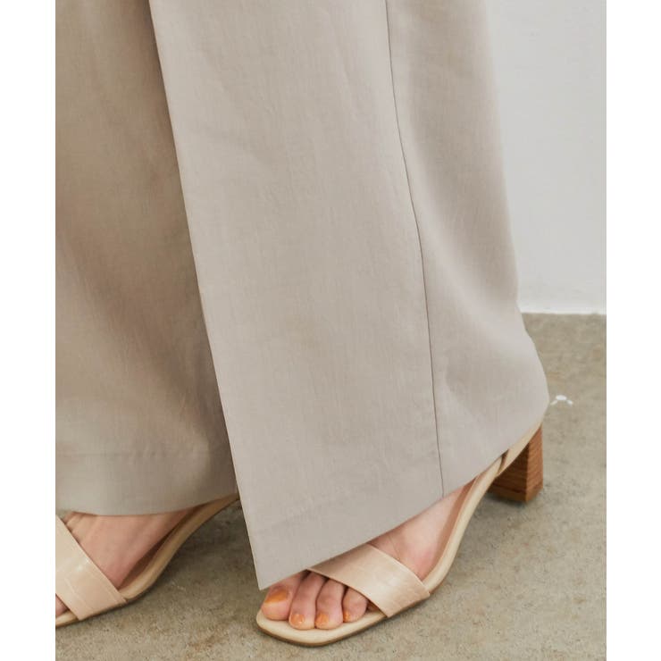 【セットアップ対応】麻調シアーワイドパンツ | ROPE' PICNIC | 詳細画像7