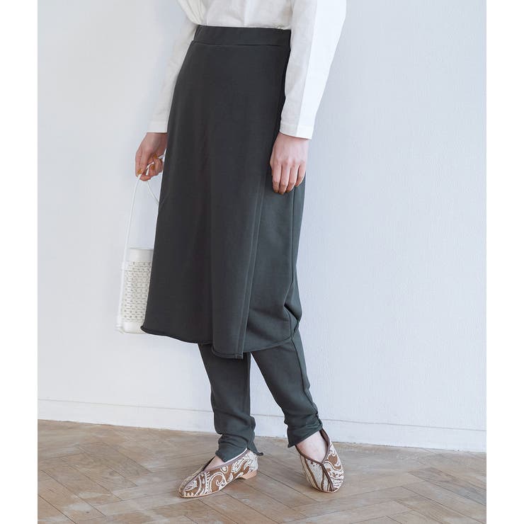 スミクロ(05) | 【マシュマロタッチ】裏毛レギンス付きスカート | ROPE' PICNIC