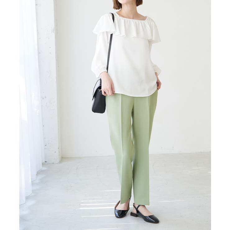 【ラク美】ファスナースリットカラーパンツ | ROPE' PICNIC | 詳細画像11 