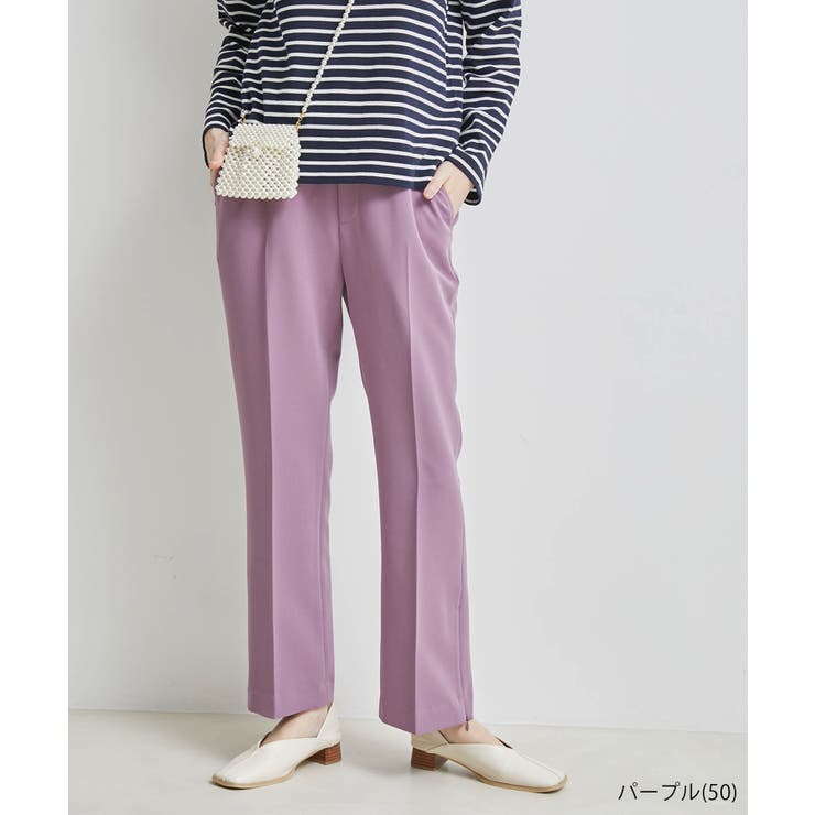 【ラク美】ファスナースリットカラーパンツ | ROPE' PICNIC | 詳細画像13 