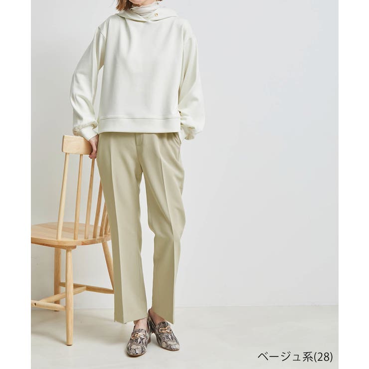 【ラク美】ファスナースリットカラーパンツ | ROPE' PICNIC | 詳細画像15 