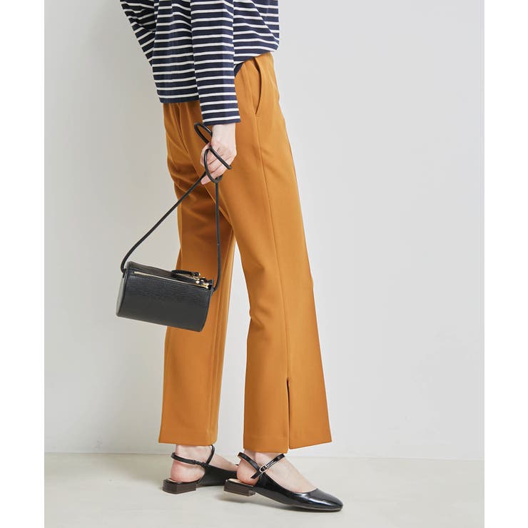 カラシ(86) | 【ラク美】ファスナースリットカラーパンツ | ROPE' PICNIC