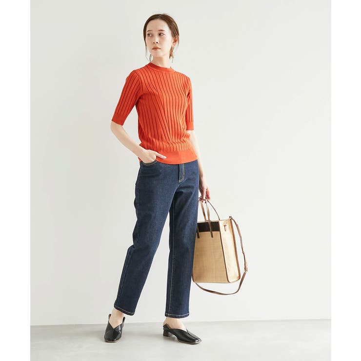 お仕事にも/ストレッチデニムストレートパンツ | ROPE' PICNIC | 詳細画像10 