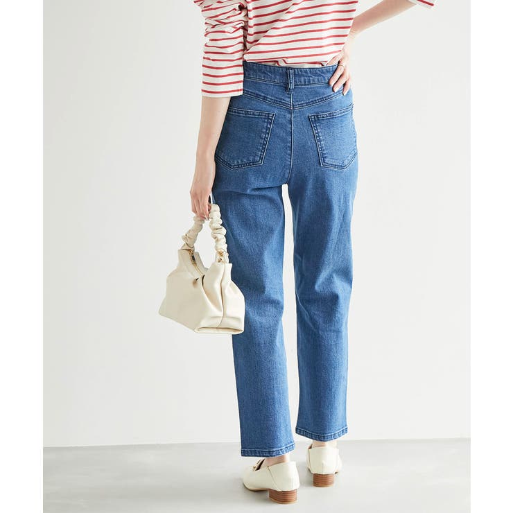 お仕事にも/ストレッチデニムストレートパンツ | ROPE' PICNIC | 詳細画像12 