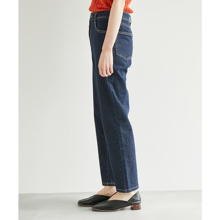 お仕事にも/ストレッチデニムストレートパンツ | ROPE' PICNIC | 詳細画像2 