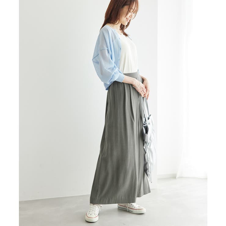 レーヨン麻混イージーワイドパンツ | ROPE' PICNIC | 詳細画像3 