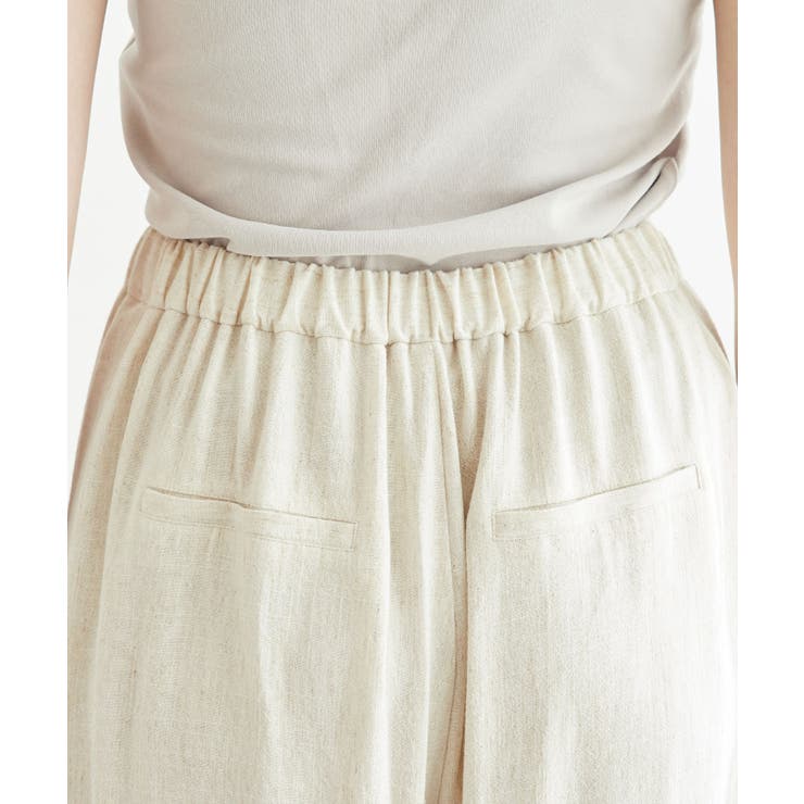 レーヨン麻混イージーワイドパンツ | ROPE' PICNIC | 詳細画像30 