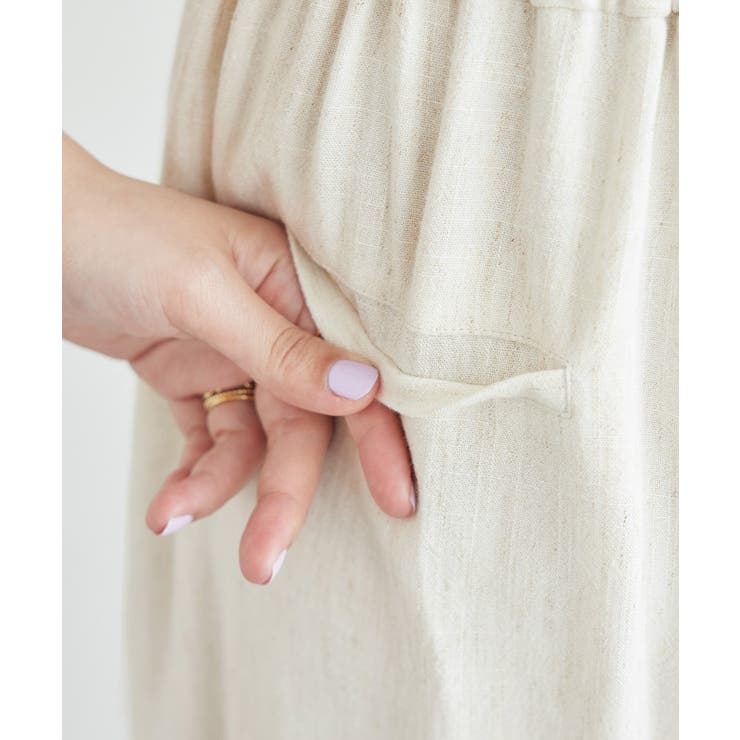 レーヨン麻混イージーワイドパンツ | ROPE' PICNIC | 詳細画像31 