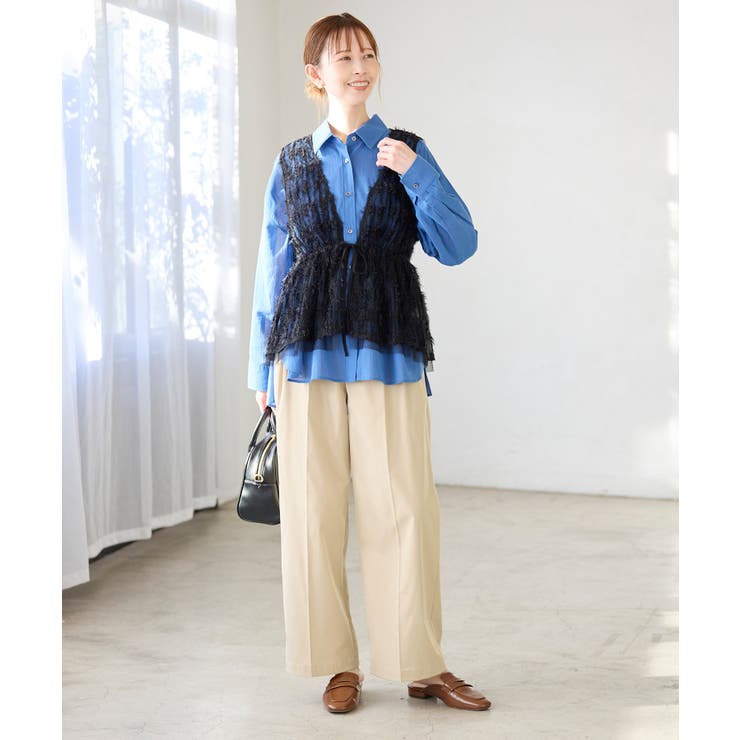 【3サイズ展開】チノライクタックパンツ | ROPE' PICNIC | 詳細画像10 