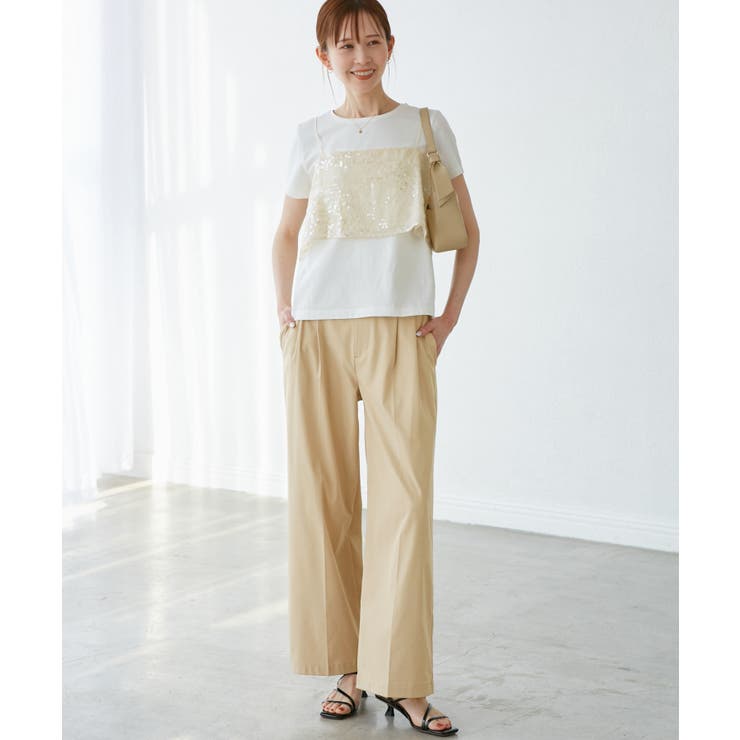 【3サイズ展開】チノライクタックパンツ | ROPE' PICNIC | 詳細画像19 