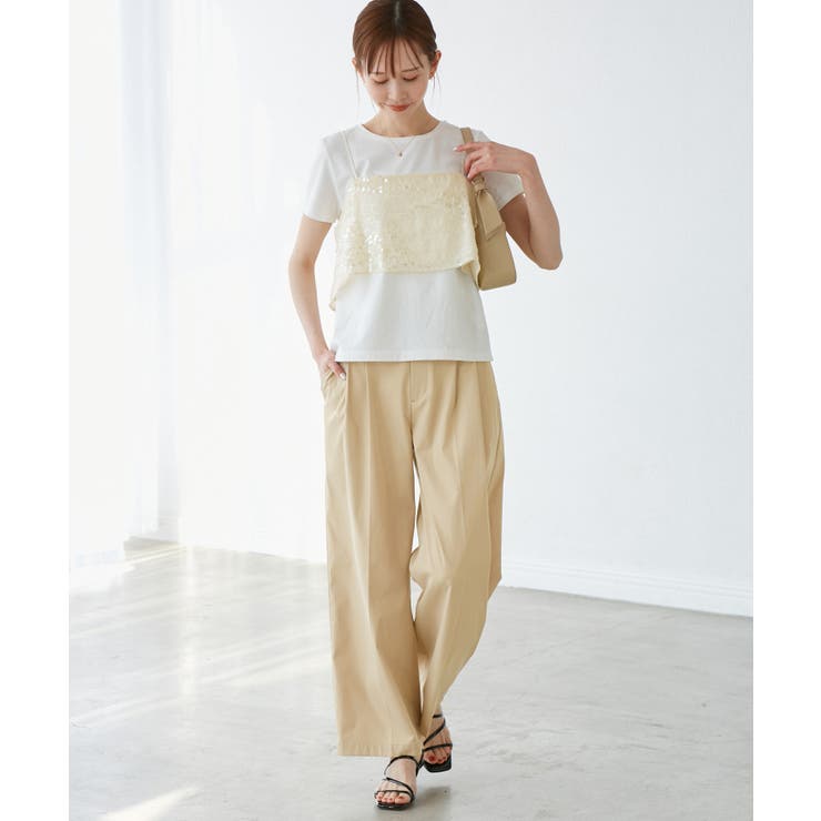 【3サイズ展開】チノライクタックパンツ | ROPE' PICNIC | 詳細画像20 