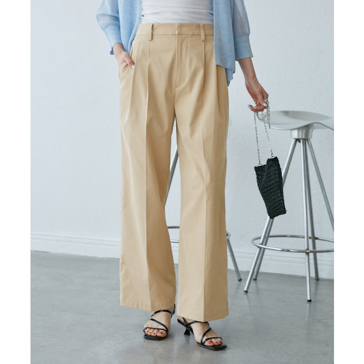 ベージュ(27) | 【3サイズ展開】チノライクタックパンツ | ROPE' PICNIC