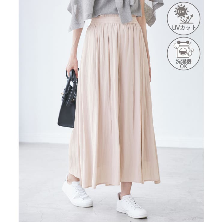 【UVカット・洗濯機OK】さらさらアソート柄スカーチョ | ROPE' PICNIC | 詳細画像1 