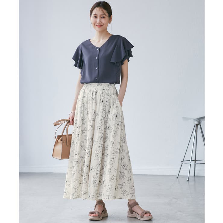 【UVカット・洗濯機OK】さらさらアソート柄スカーチョ | ROPE' PICNIC | 詳細画像6 