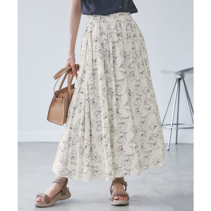 【UVカット・洗濯機OK】さらさらアソート柄スカーチョ | ROPE' PICNIC | 詳細画像8 