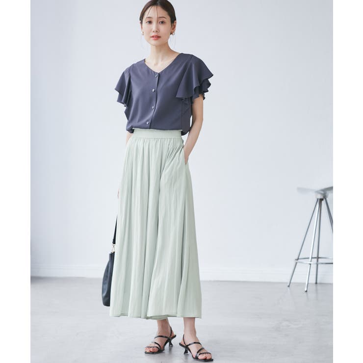 【UVカット・洗濯機OK】さらさらアソート柄スカーチョ | ROPE' PICNIC | 詳細画像9 