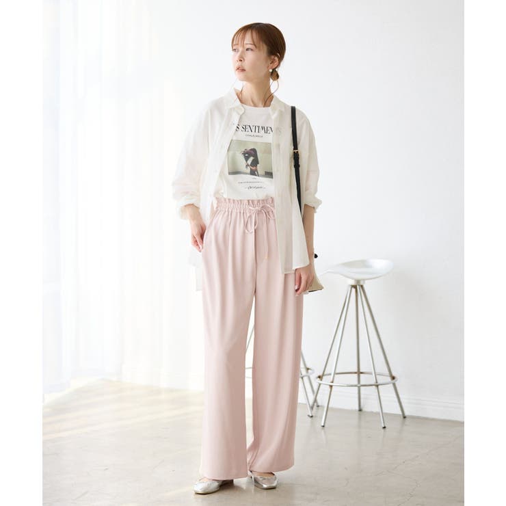 【3サイズ展開】ステファニージョガーイージーワイドパンツ | ROPE' PICNIC | 詳細画像14 