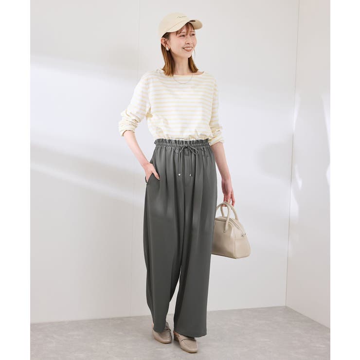 【3サイズ展開】ステファニージョガーイージーワイドパンツ | ROPE' PICNIC | 詳細画像18 