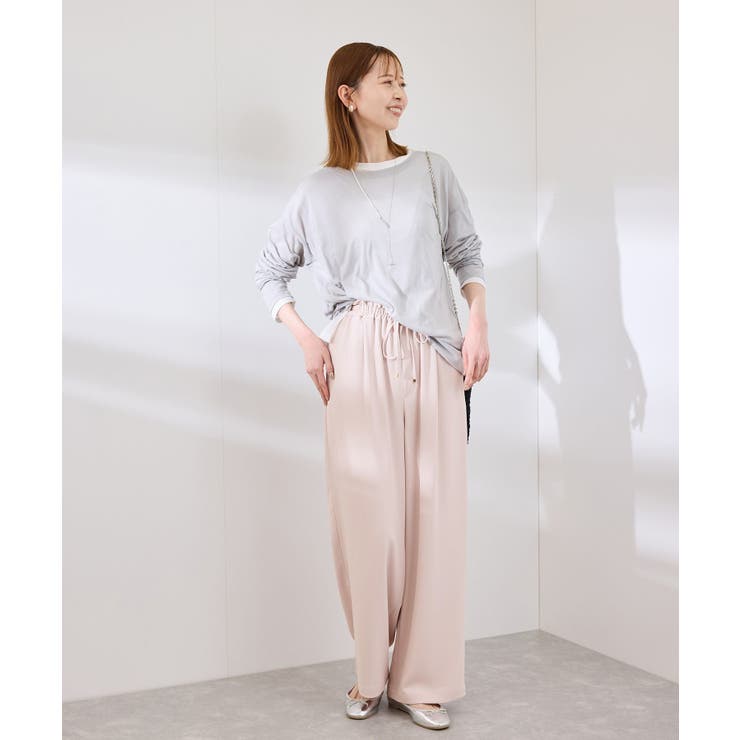 【3サイズ展開】ステファニージョガーイージーワイドパンツ | ROPE' PICNIC | 詳細画像34 