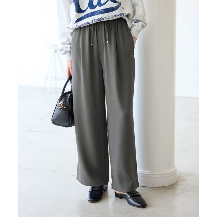 【3サイズ展開】ステファニージョガーイージーワイドパンツ | ROPE' PICNIC | 詳細画像5 