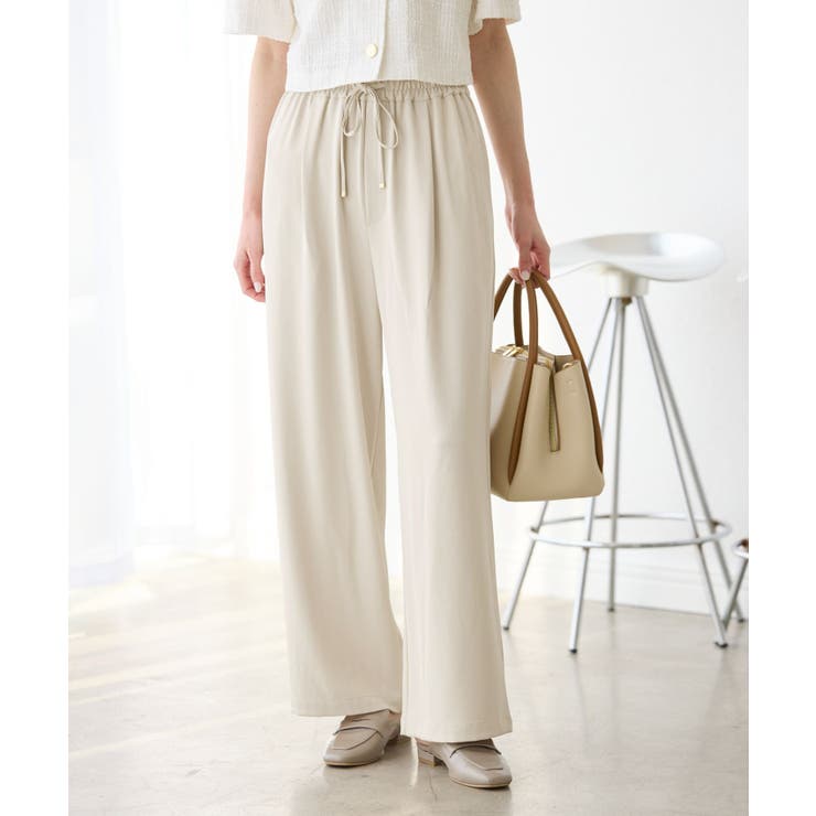 【3サイズ展開】ステファニージョガーイージーワイドパンツ | ROPE' PICNIC | 詳細画像8 