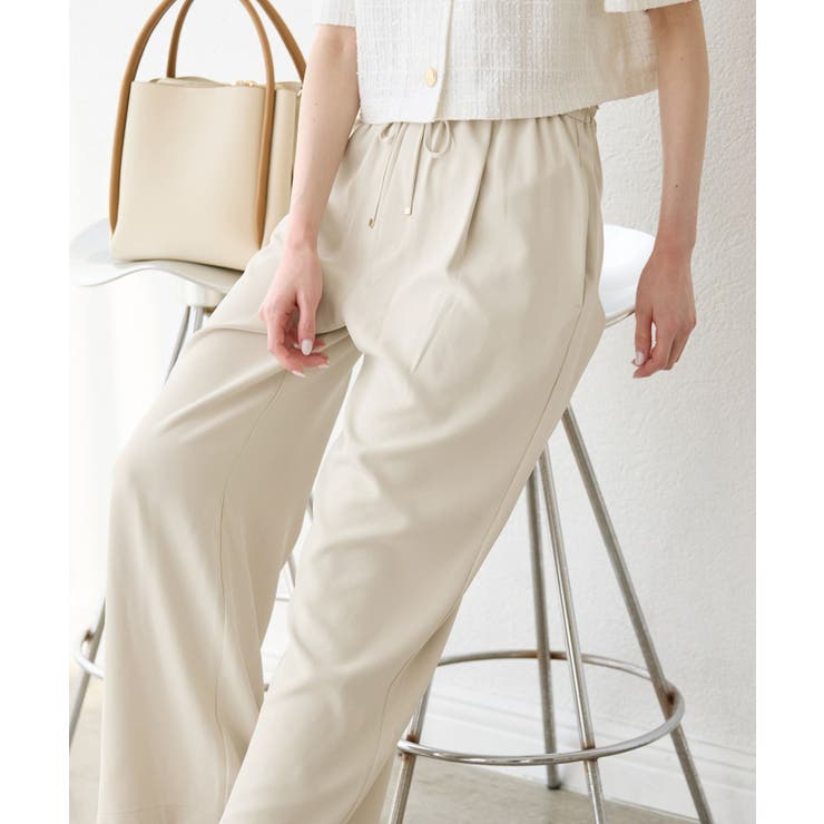 ベージュ系(28) | 【3サイズ展開】ステファニージョガーイージーワイドパンツ | ROPE' PICNIC