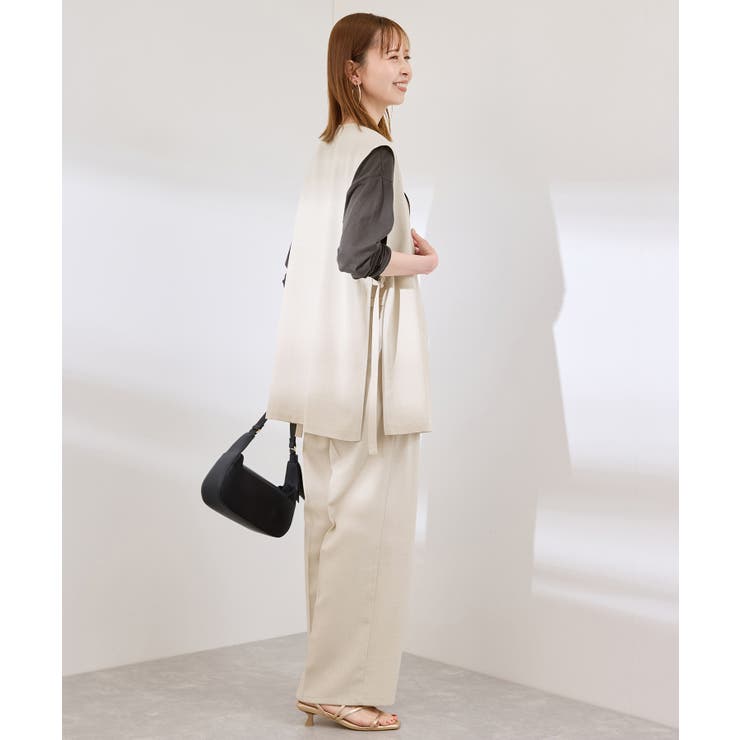 【抗菌防臭・接触冷感・UVカット】カナパハイウエストパンツ/セットアップ対応 | ROPE' PICNIC | 詳細画像15 