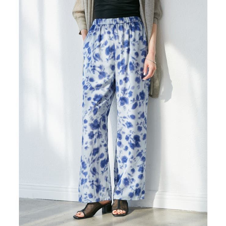 フローラルプリントイージーパンツ | ROPE' PICNIC | 詳細画像1 