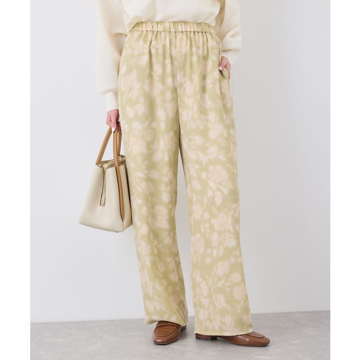 ベージュ系(28) | フローラルプリントイージーパンツ | ROPE' PICNIC